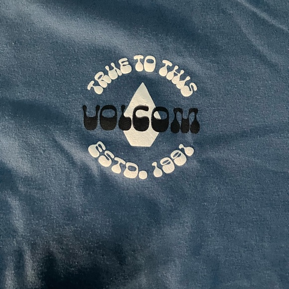 Volcom Navy Logo Tee - Picture 1 of 4